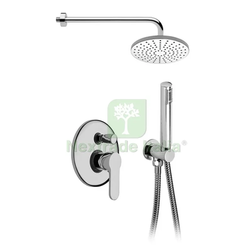 KIT DOCCIA AGAPE CROMO Cromo — Rubinetti e valvole — rif. FERX.DIA110-V181-CR KIT DOCCIA AGAPE CROMO Cromo — Rubinetti e valvole — rif. FERX.DIA110-V181-CR