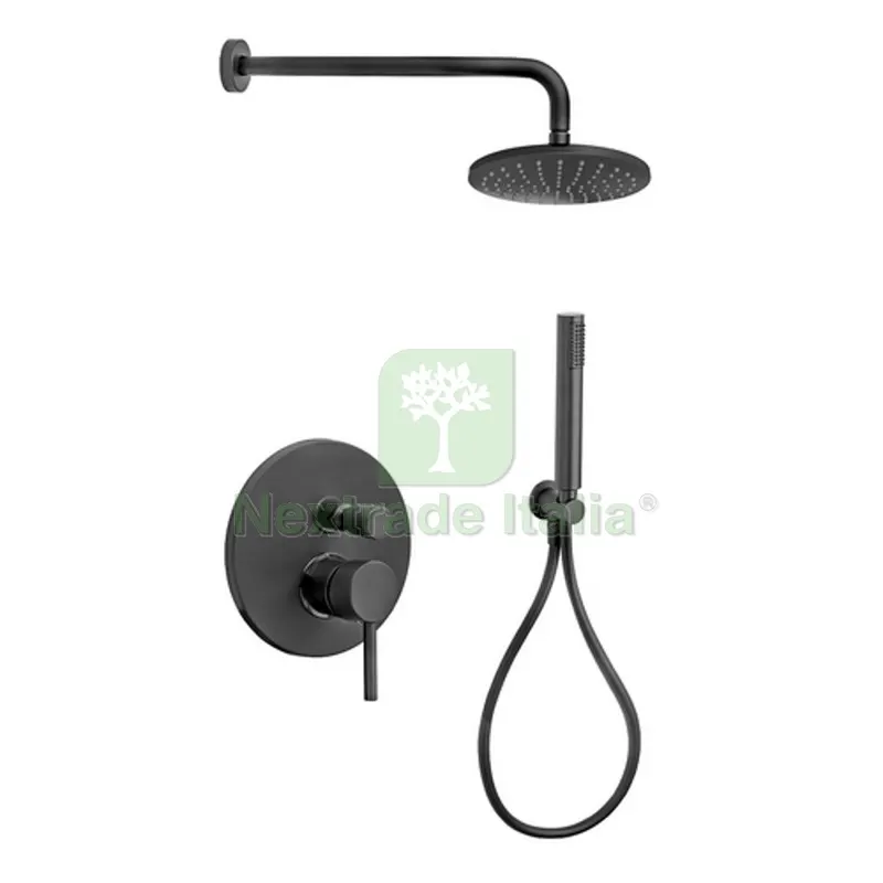 KIT DOCCIA CAROLA NERO OPACO Nero Opaco — Accessori bagno — rif. FERX.DIA110-V183-NO KIT DOCCIA CAROLA NERO OPACO Nero Opaco — Accessori bagno — rif. FERX.DIA110-V183-NO