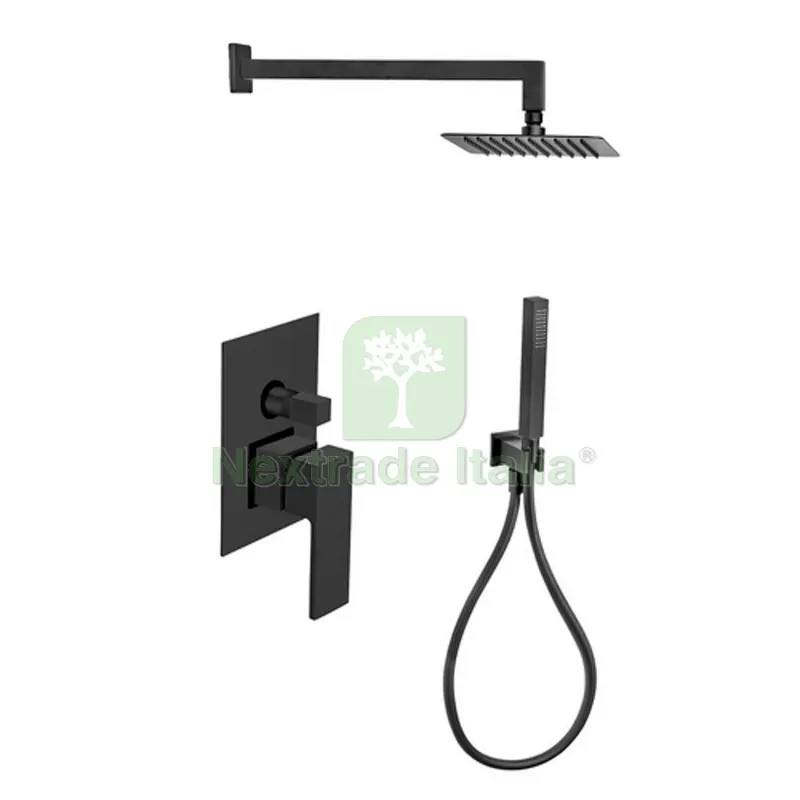 KIT DOCCIA KYRA 2 NERO OPACO Nero Opaco — Accessori bagno — rif. FERX.DIA110-V184-NO KIT DOCCIA KYRA 2 NERO OPACO Nero Opaco — Accessori bagno — rif. FERX.DIA110-V184-NO