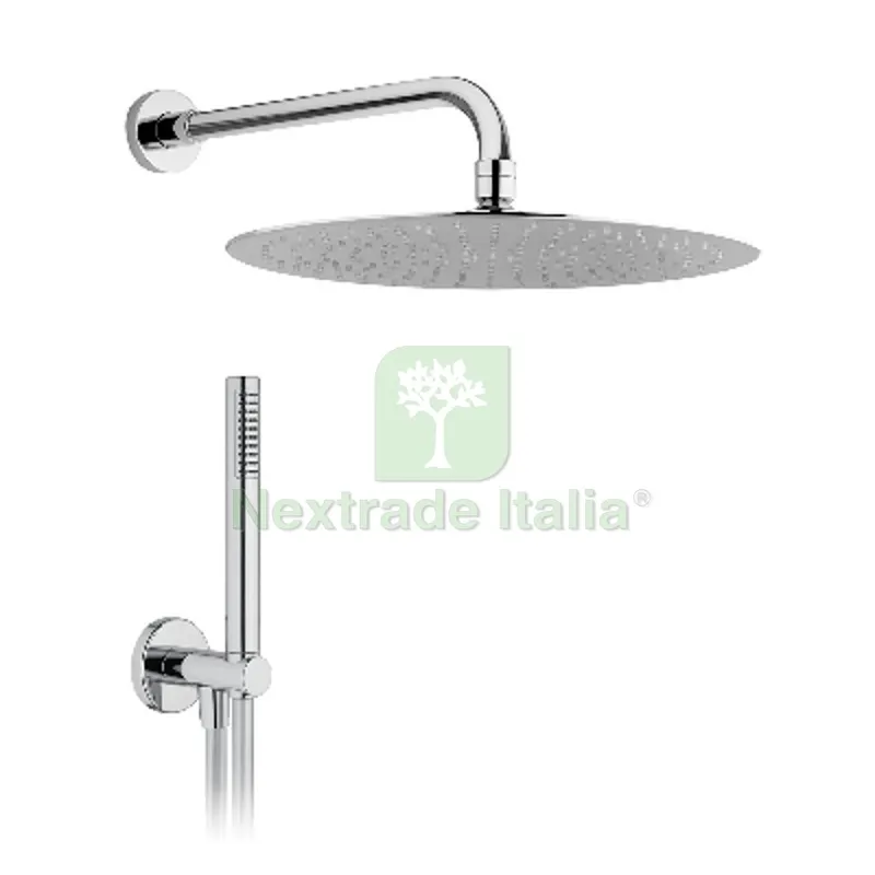 KIT SOFFIONE DOCCIA TONDO Soff. D. 200 - Braccio L. 300 — Rubinetti e valvole — rif. FERX.DIA110-VRH2-2030