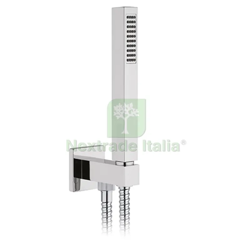 SET DOCCIA QUADRA PRESA ACQUA FLEX E DOCCETTA Cromo — Rubinetti e valvole — rif. FERX.DIA110-VSD40Q