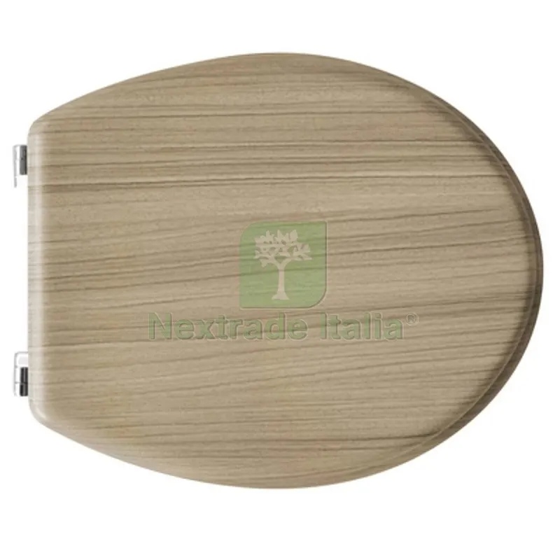 Sedile WC Universale in Legno Rovere Sbiancato Rovere Sbiancato — Sanitari e ceramiche — rif. FERX.DIA111-2238 Sedile WC Universale in Legno Rovere Sbiancato Rovere Sbiancato — Sanitari e ceramiche — rif. FERX.DIA111-2238