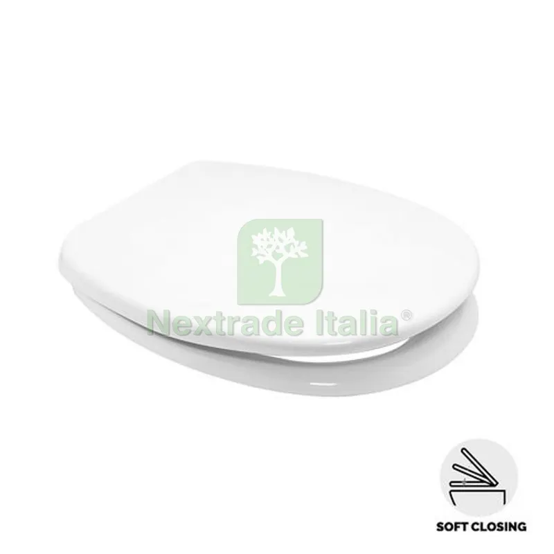 SEDILE WC UNIVERSALE SOFT-CLOSING SORRENTO Bianco — Sanitari e ceramiche — rif. FERX.DIA111-2296 SEDILE WC UNIVERSALE SOFT-CLOSING SORRENTO Bianco — Sanitari e ceramiche — rif. FERX.DIA111-2296
