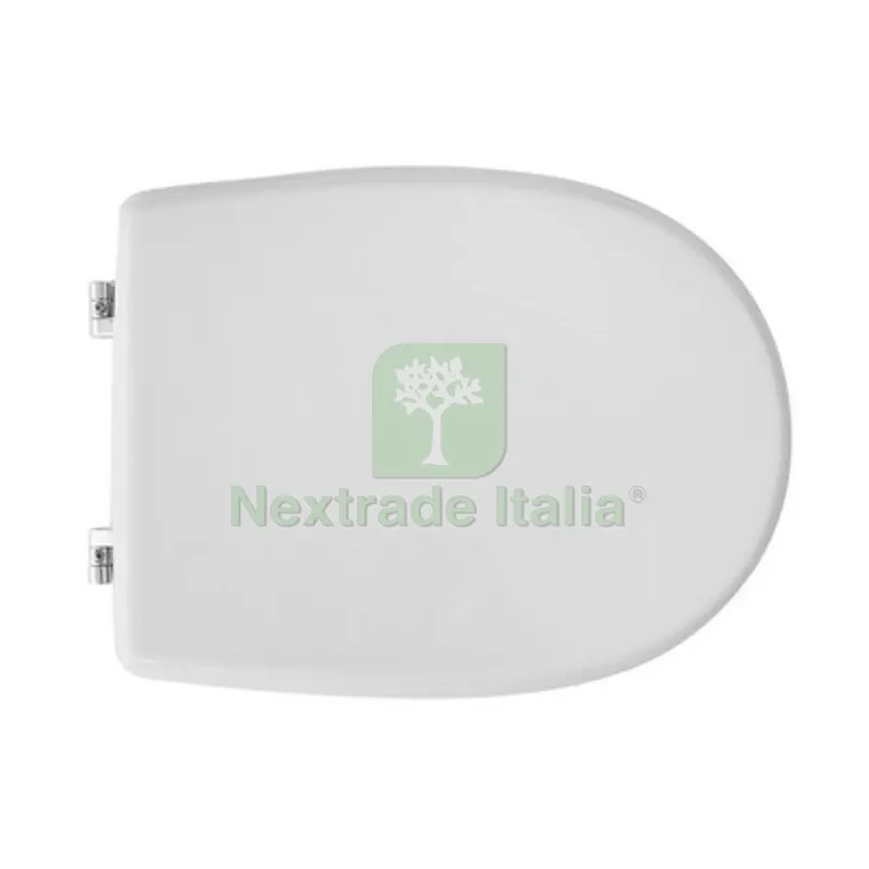 Sedile WC per Astra Vaso Gemma Forma 6 Bianco - Cerniere a passanti — Sanitari e ceramiche — rif. FERX.DIA111-22AGE-33 Sedile WC per Astra Vaso Gemma Forma 6 Bianco - Cerniere a passanti — Sanitari e ceramiche — rif. FERX.DIA111-22AGE-33