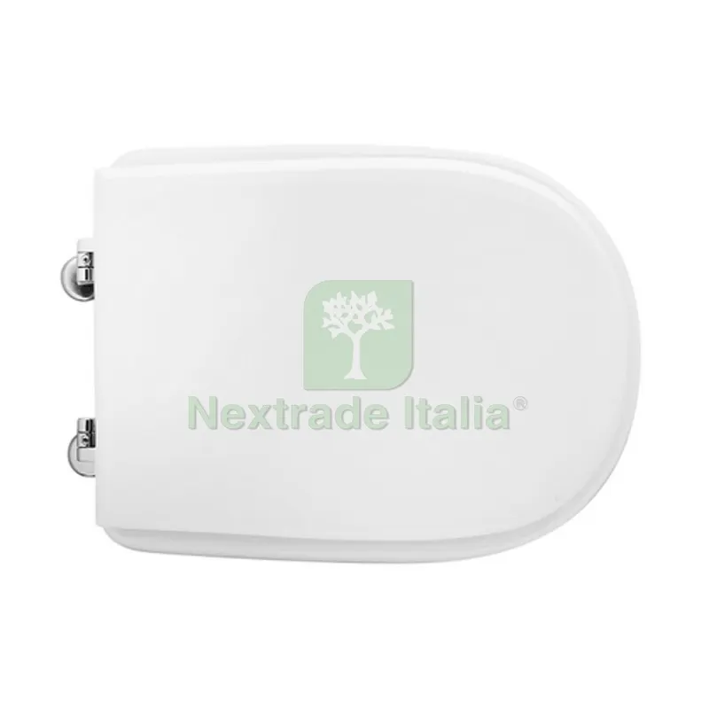 SEDILE WC PER FACIS VASO GINEVRA FORMA 6 Bianco - Cerniere A passanti — Sanitari e ceramiche — rif. FERX.DIA111-22FGI-33 SEDILE WC PER FACIS VASO GINEVRA FORMA 6 Bianco - Cerniere A passanti — Sanitari e ceramiche — rif. FERX.DIA111-22FGI-33