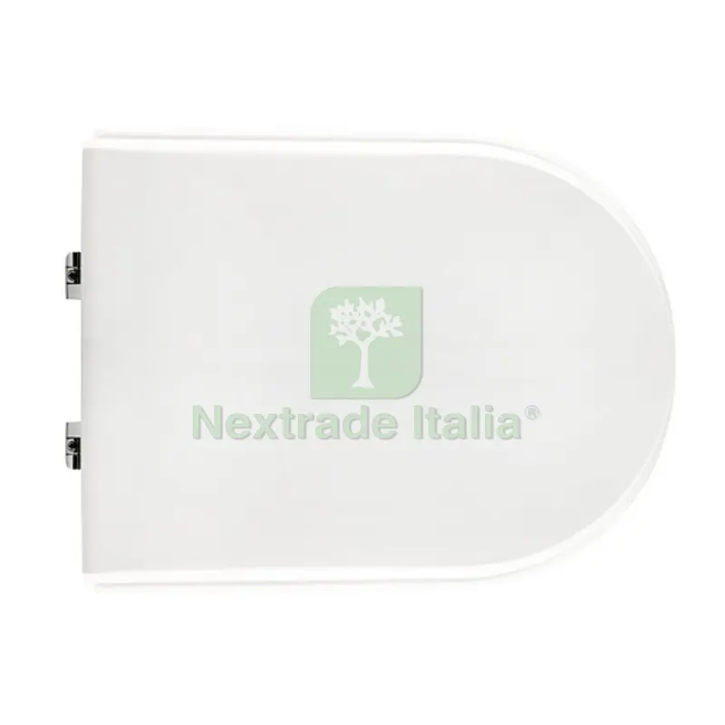 Sedile WC per Faleri Vaso H2O Filo Muro Forma 7 Bianco - Cerniere C espansion — Sanitari e ceramiche — rif. FERX.DIA111-22FHF-66 Sedile WC per Faleri Vaso H2O Filo Muro Forma 7 Bianco - Cerniere C espansion — Sanitari e ceramiche — rif. FERX.DIA111-22FHF-66