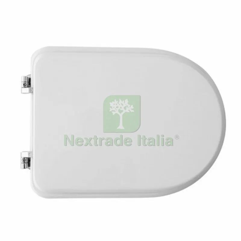 SEDILE WC PER GRAVENA VASO GARBO FORMA 7 Bianco - Cerniere A passanti — Sanitari e ceramiche — rif. FERX.DIA111-22GGB-33 SEDILE WC PER GRAVENA VASO GARBO FORMA 7 Bianco - Cerniere A passanti — Sanitari e ceramiche — rif. FERX.DIA111-22GGB-33