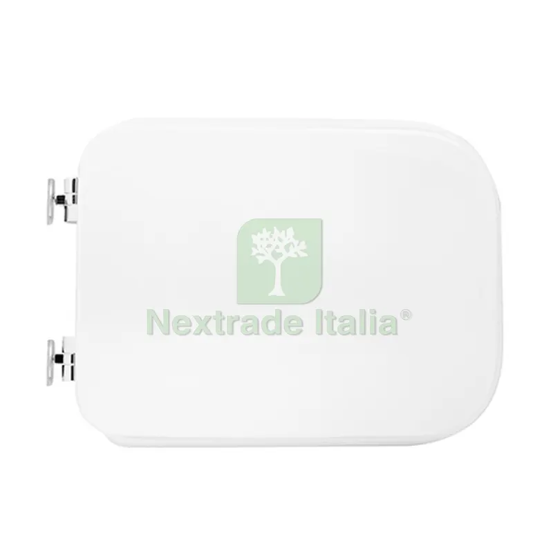 SEDILE WC PER HATRIA-SPEA VASO BIANCA SOFT CLOSING FORMA 8 Bianco - Cerniere C espansione — Sanitari e ceramiche — rif. FERX.DIA111-22HBI-66