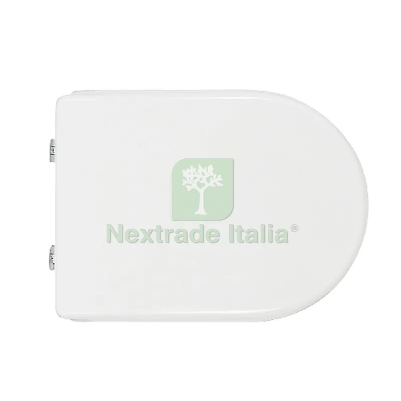 Sedile WC per Laufen Duravit Vaso Jika Forma 7 Bianco -Cerniere C espansione — Sanitari e ceramiche — rif. FERX.DIA111-22LIK-66