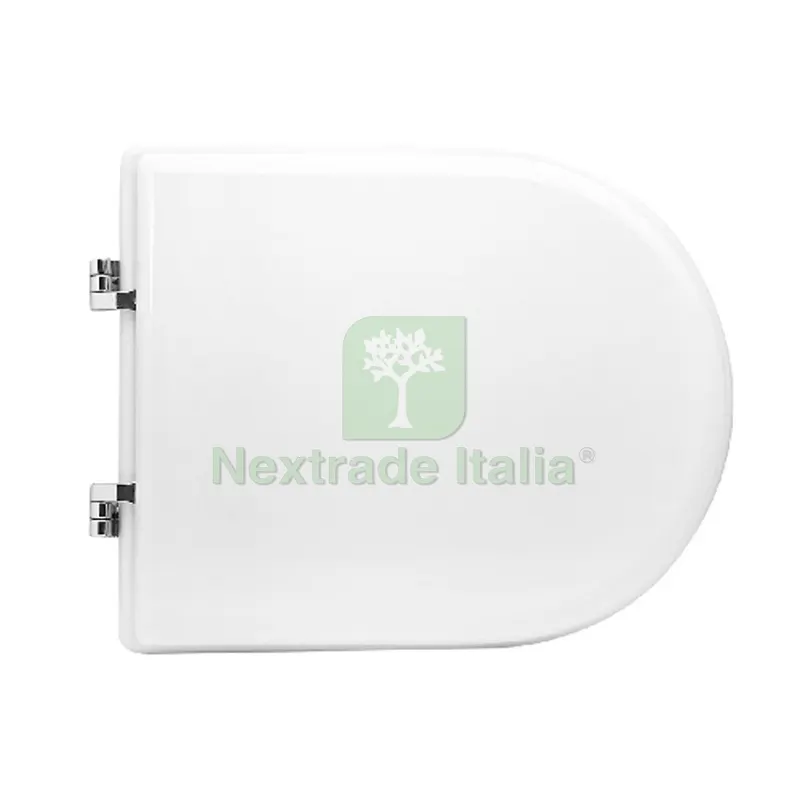SEDILE WC PER OLYMPIA VASO VOGUE FORMA 7 Bianco - Cerniere A passanti — Sanitari e ceramiche — rif. FERX.DIA111-22OVG-33 SEDILE WC PER OLYMPIA VASO VOGUE FORMA 7 Bianco - Cerniere A passanti — Sanitari e ceramiche — rif. FERX.DIA111-22OVG-33