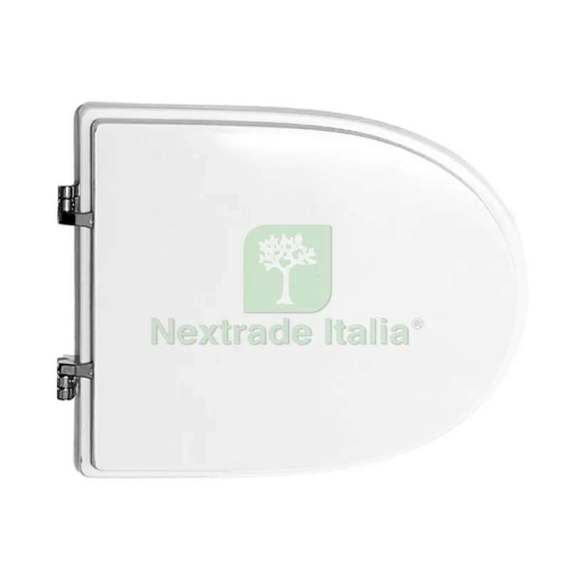 Sedile WC per Pozzi Ginori Vaso Selnova Pro Forma 4 Bianco - Cerniere a passanti — Sanitari e ceramiche — rif. FERX.DIA111-22PSP-33 Sedile WC per Pozzi Ginori Vaso Selnova Pro Forma 4 Bianco - Cerniere a passanti — Sanitari e ceramiche — rif. FERX.DIA111-22PSP-33