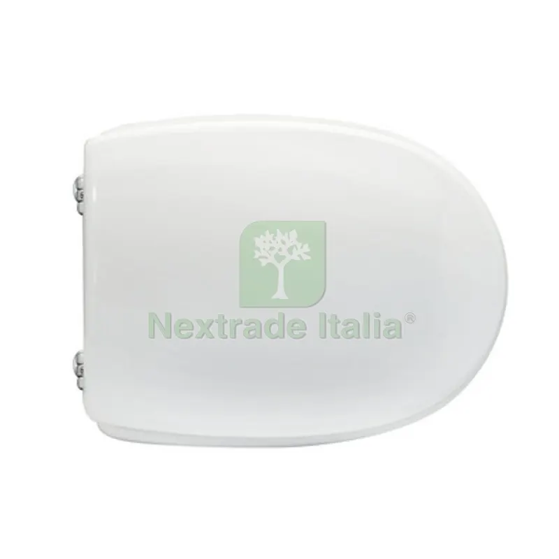 SEDILE WC PER SIMAS VASO PRIMAVERA FORMA 4 Bianco - Cerniere A passante — Sanitari e ceramiche — rif. FERX.DIA111-22SPR-33