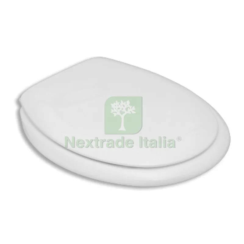 Sedile WC Termoindurente D019 con Doppia Cerniera Forma 1 Bianco — Sanitari e ceramiche — rif. FERX.DIA111-23DFTED019D
