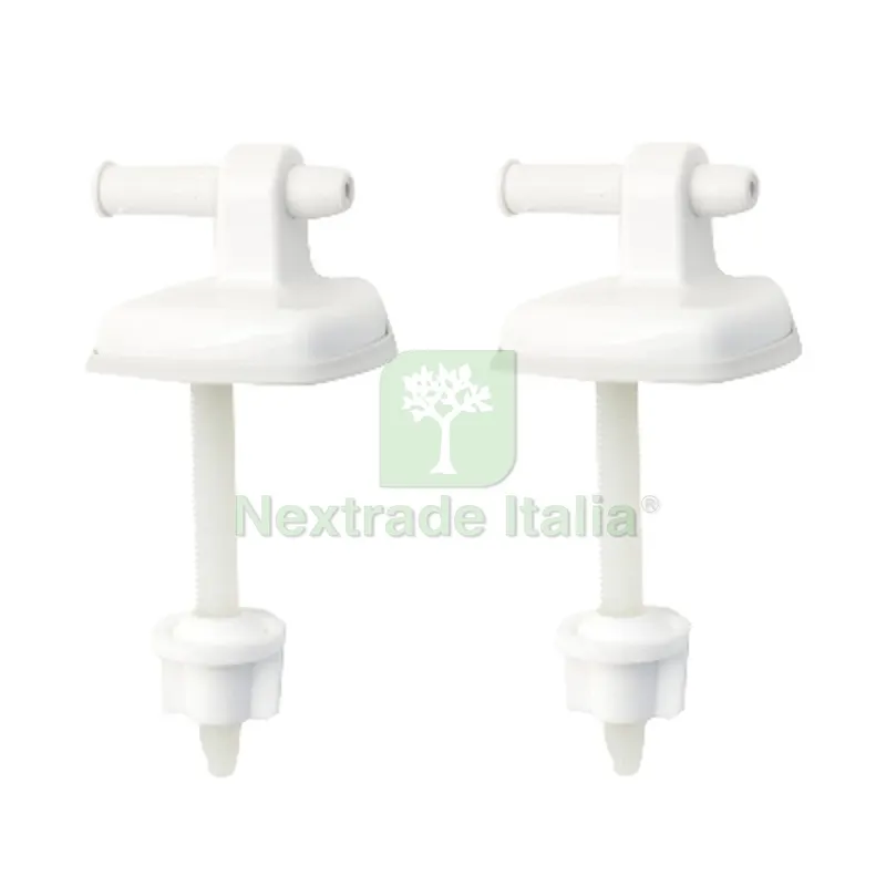 Kit Cerniere di Ricambio per Sedile Atlantico Bianco — Cerniere e cardini — rif. FERX.DIA111-2942