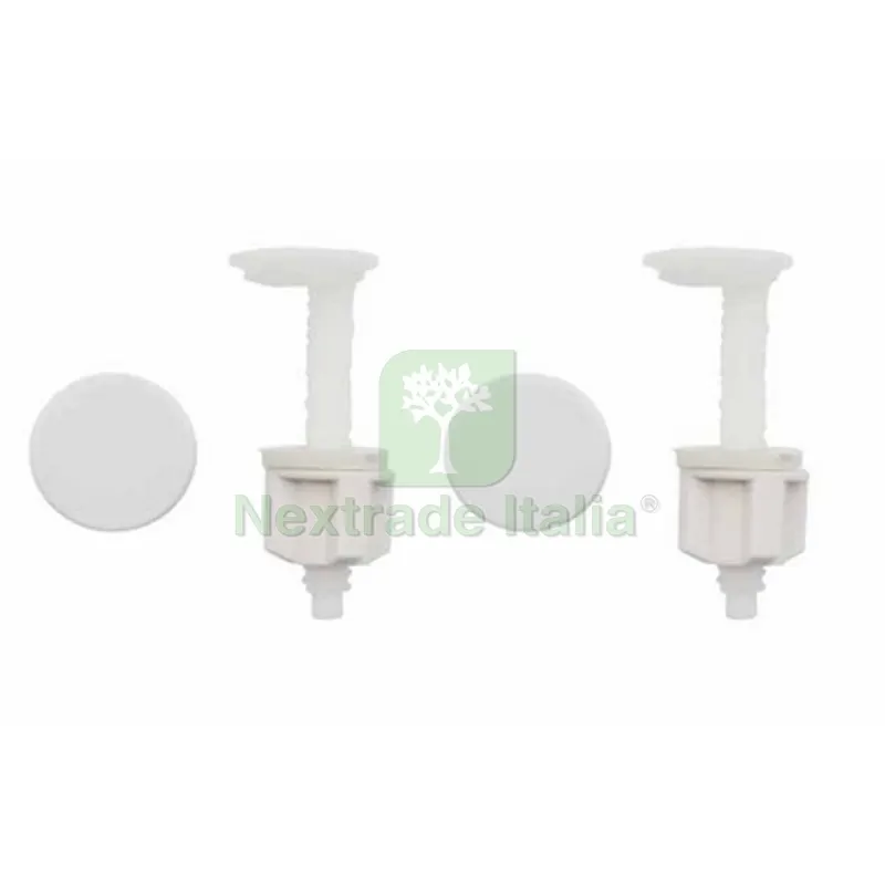 COPPIA SUPPORTI PER SEDILE CON CADUTA FRIZIONATA Bianco — Accessori bagno — rif. FERX.DIA111-304 COPPIA SUPPORTI PER SEDILE CON CADUTA FRIZIONATA Bianco — Accessori bagno — rif. FERX.DIA111-304
