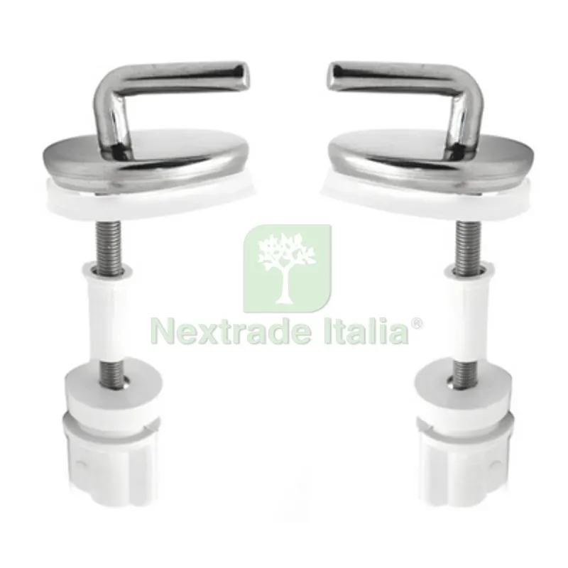 Coppia Cerniera Regolabile Passante in Acciaio Inox Cromo — Cerniere e cardini — rif. FERX.DIA111-309 Coppia Cerniera Regolabile Passante in Acciaio Inox Cromo — Cerniere e cardini — rif. FERX.DIA111-309