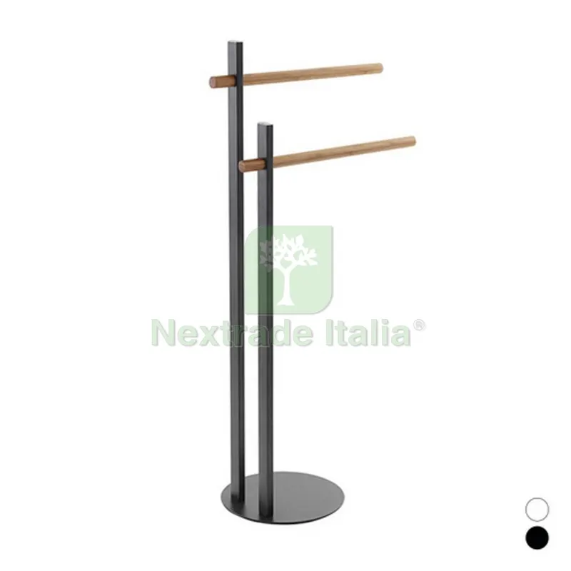 PIANTANA PORTASCIUGAMANI BRACCI BAMBOO Nera bracci bamboo — Accessori bagno — rif. FERX.DIA121-C1168-NE PIANTANA PORTASCIUGAMANI BRACCI BAMBOO Nera bracci bamboo — Accessori bagno — rif. FERX.DIA121-C1168-NE