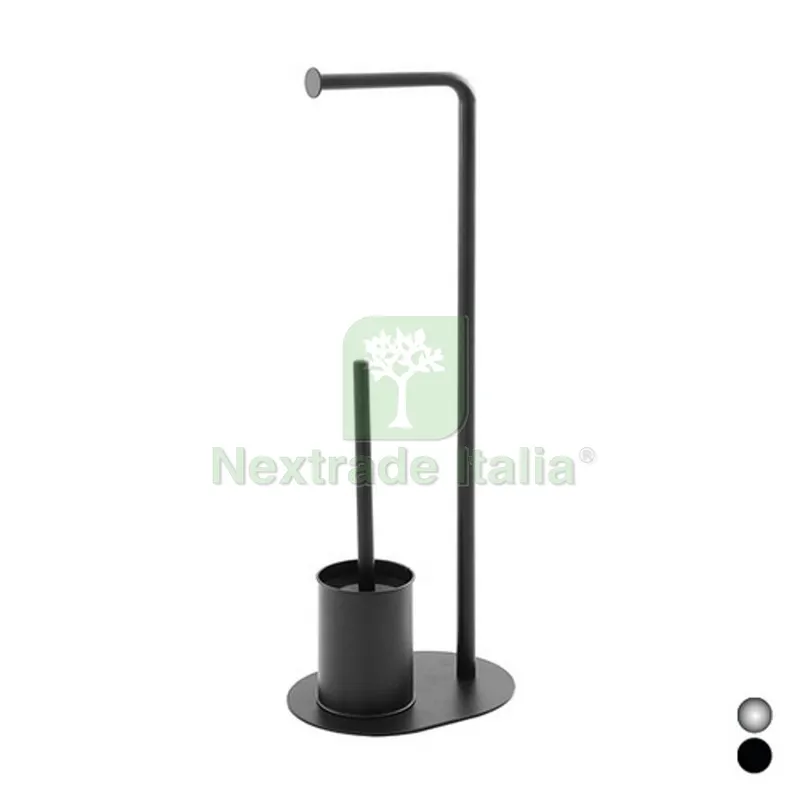 PIANTANA COLONNA PORTA SCOPINO BASE OVALE Nero — Accessori bagno — rif. FERX.DIA121-C2151-NE PIANTANA COLONNA PORTA SCOPINO BASE OVALE Nero — Accessori bagno — rif. FERX.DIA121-C2151-NE