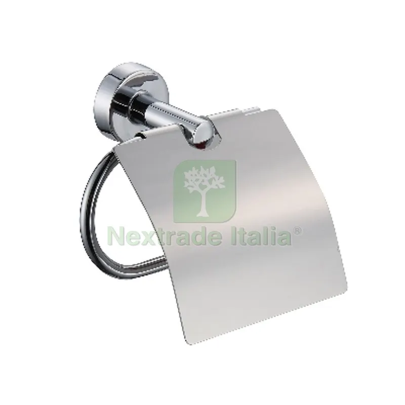 Porta Rotolo Carta Chiuso Linea Diosa Cromo - Fiss. con viti — Accessori bagno — rif. FERX.DIA121-D3031-V Porta Rotolo Carta Chiuso Linea Diosa Cromo - Fiss. con viti — Accessori bagno — rif. FERX.DIA121-D3031-V