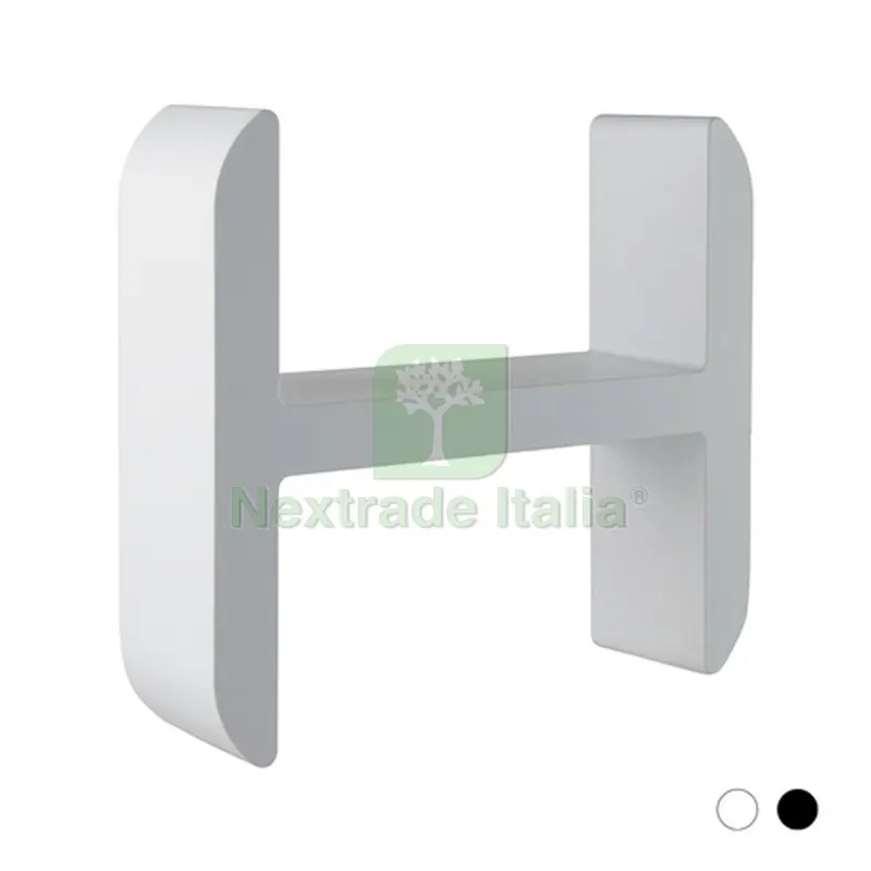Mensola Lettering Organizer "H" Latte — Arredo — rif. FERX.DIA121-DLH-LA Mensola Lettering Organizer "H" Latte — Arredo — rif. FERX.DIA121-DLH-LA
