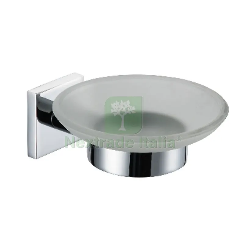 PORTA SAPONE LINEA GIONA Cromo - Fiss. con viti — Accessori bagno — rif. FERX.DIA121-G5339-V