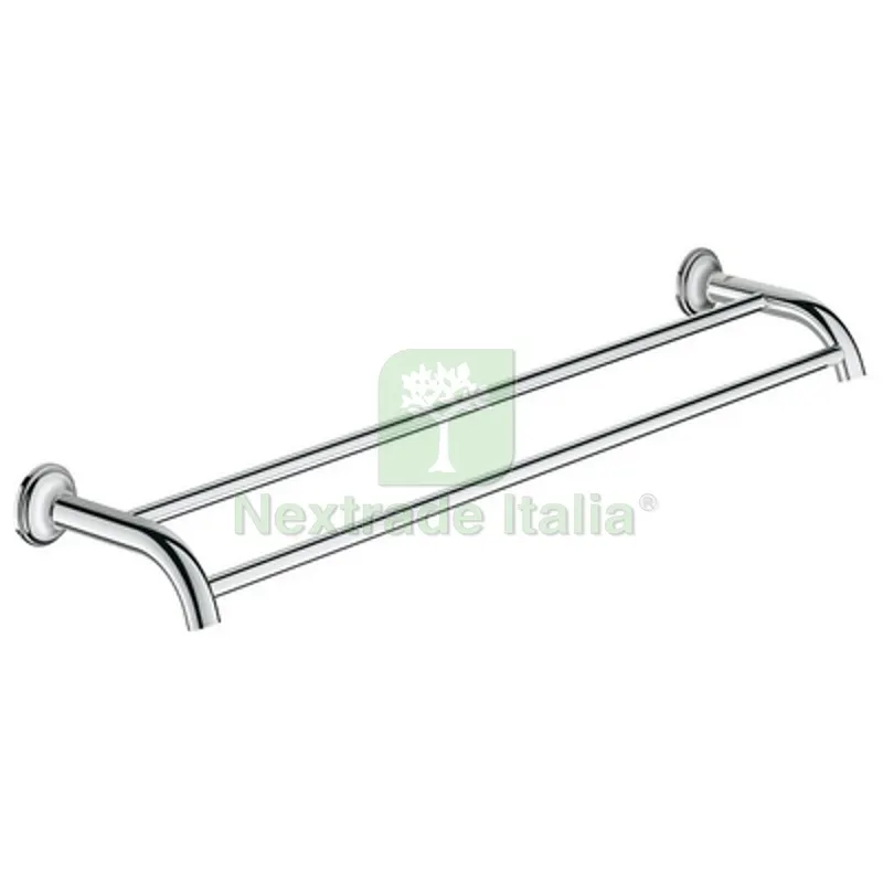 Porta Salviette Doppio Essentials Authentic Cromo — Accessori bagno — rif. FERX.DIA121-HA40654 Porta Salviette Doppio Essentials Authentic Cromo — Accessori bagno — rif. FERX.DIA121-HA40654