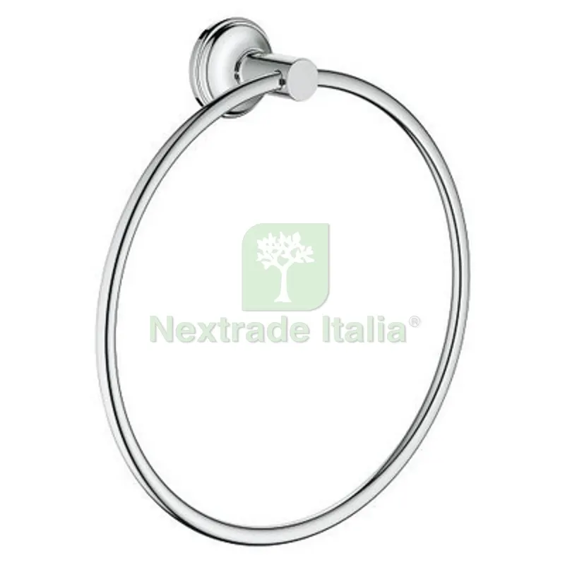 Porta Salviette AD Anello Essentials Authentic Cromo — Accessori bagno — rif. FERX.DIA121-HA40655 Porta Salviette AD Anello Essentials Authentic Cromo — Accessori bagno — rif. FERX.DIA121-HA40655
