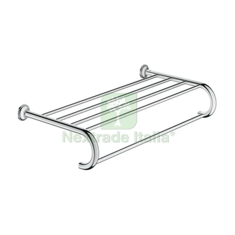 Porta Salviette con Mensola Essentials Authentic Cromo — Arredo — rif. FERX.DIA121-HA40660 Porta Salviette con Mensola Essentials Authentic Cromo — Arredo — rif. FERX.DIA121-HA40660