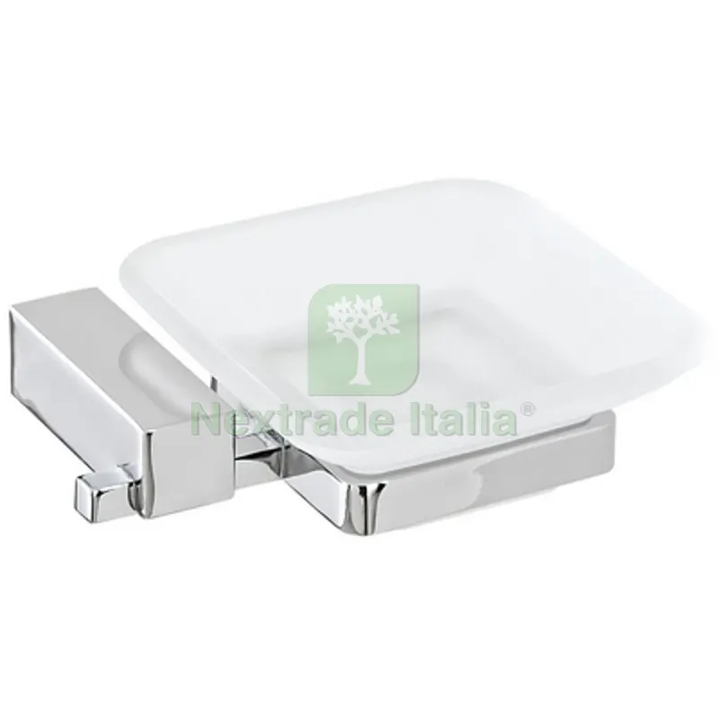 PORTA SAPONE CROMO SERIE UNICA Cromo 12x20xh4 cm — Accessori bagno — rif. FERX.DIA121-KU150
