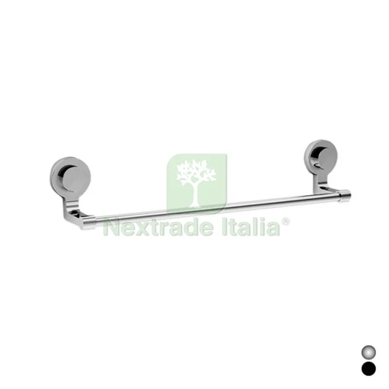 PORTASALVIETTE ASTA TONDA KISSY Nero cm 30 — Accessori bagno — rif. FERX.DIA121-LK007-NE30 PORTASALVIETTE ASTA TONDA KISSY Nero cm 30 — Accessori bagno — rif. FERX.DIA121-LK007-NE30