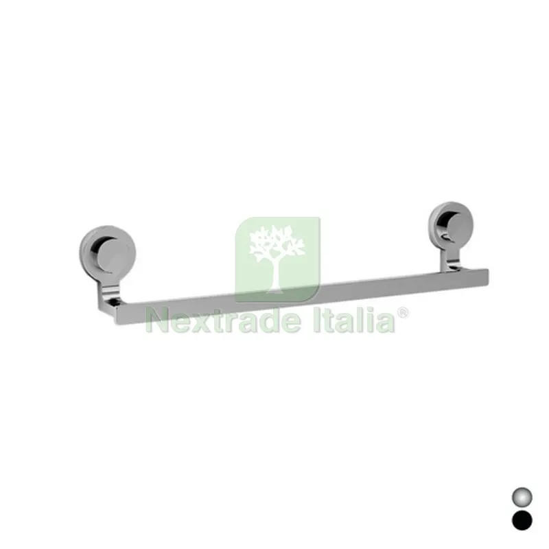 PORTASALVIETTE ASTA QUADRA KISSY Nero cm 45 — Accessori bagno — rif. FERX.DIA121-LK008-NE45 PORTASALVIETTE ASTA QUADRA KISSY Nero cm 45 — Accessori bagno — rif. FERX.DIA121-LK008-NE45