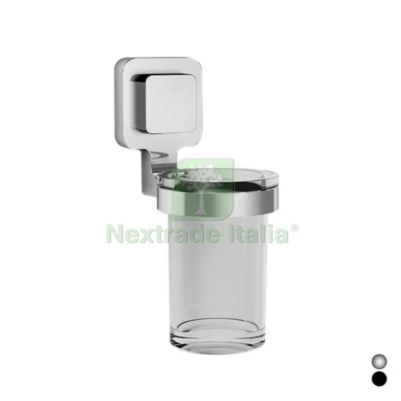 Porta Bicchiere Serie Kara Cromo cm 7,6 x h.17,8 x 12 — Casalinghi e organizzazione — rif. FERX.DIA121-LR002-CR Porta Bicchiere Serie Kara Cromo cm 7,6 x h.17,8 x 12 — Casalinghi e organizzazione — rif. FERX.DIA121-LR002-CR