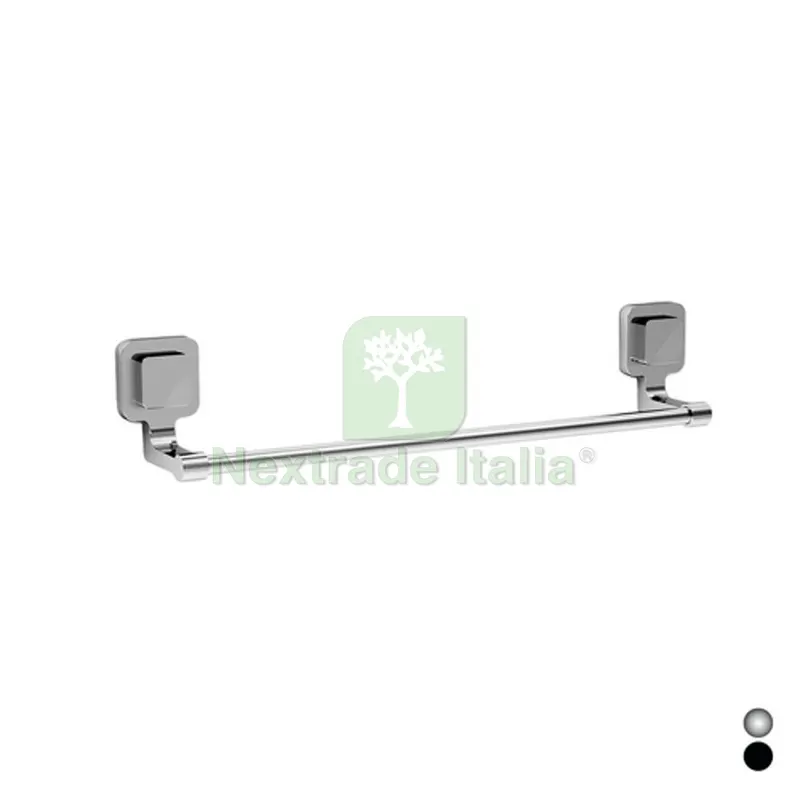 PORTASALVIETTE ASTA TONDA KARA Nero cm 45 — Accessori bagno — rif. FERX.DIA121-LR007-NE45 PORTASALVIETTE ASTA TONDA KARA Nero cm 45 — Accessori bagno — rif. FERX.DIA121-LR007-NE45