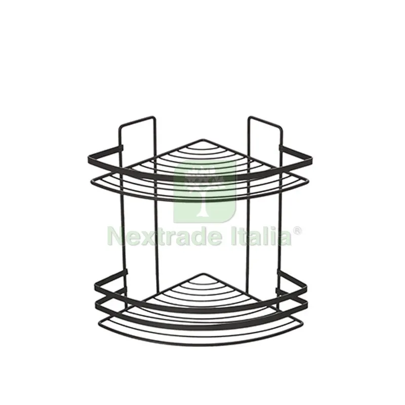 Mensola Angolare 2 Ripiani Cover Nero — Arredo — rif. FERX.DIA121-R2912-NE Mensola Angolare 2 Ripiani Cover Nero — Arredo — rif. FERX.DIA121-R2912-NE