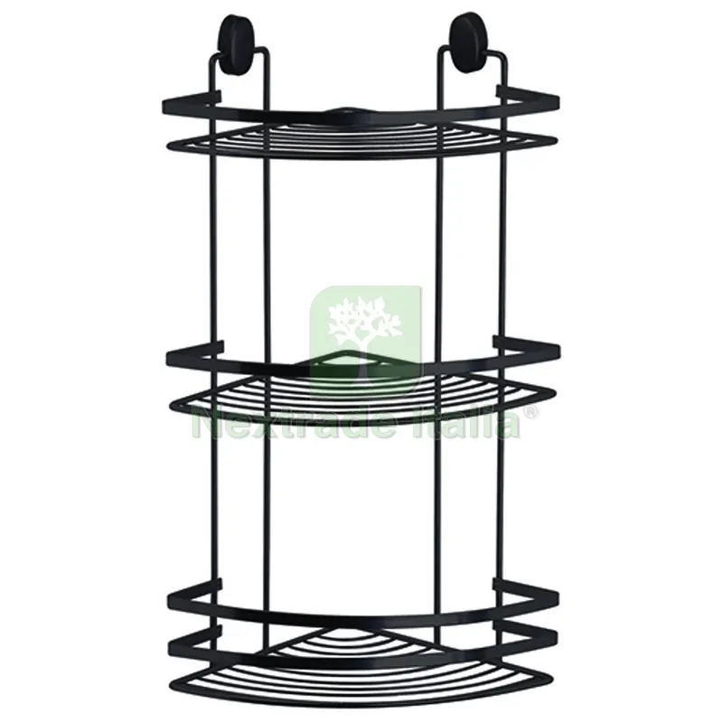 Mensola Angolare 3 Ripiani Cover Nero — Arredo — rif. FERX.DIA121-R2913-NE Mensola Angolare 3 Ripiani Cover Nero — Arredo — rif. FERX.DIA121-R2913-NE