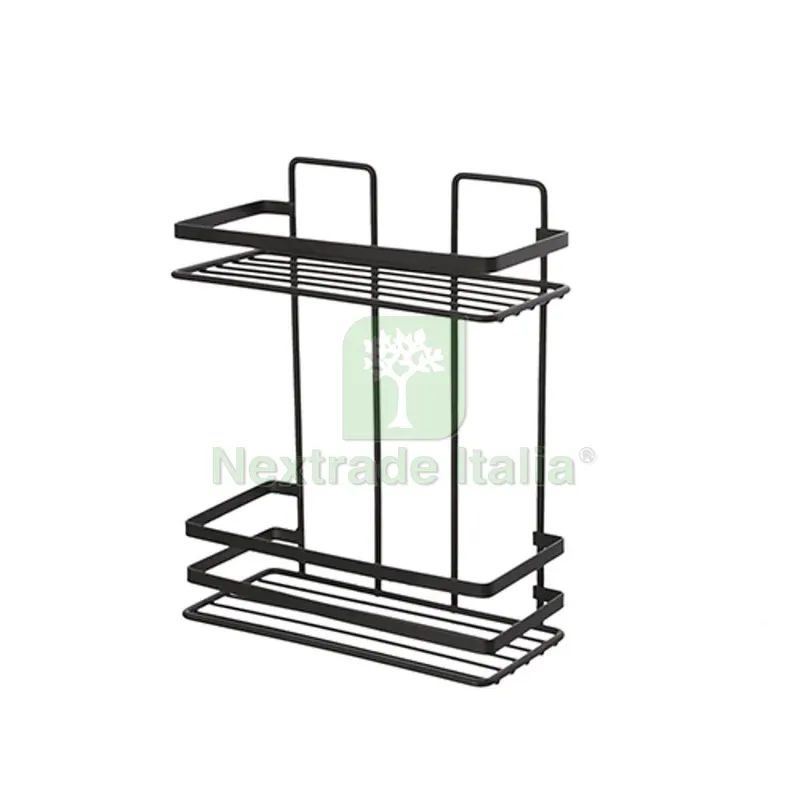 Mensola Rettangolare 2 Ripiani Cover Nero — Arredo — rif. FERX.DIA121-R2915-NE Mensola Rettangolare 2 Ripiani Cover Nero — Arredo — rif. FERX.DIA121-R2915-NE