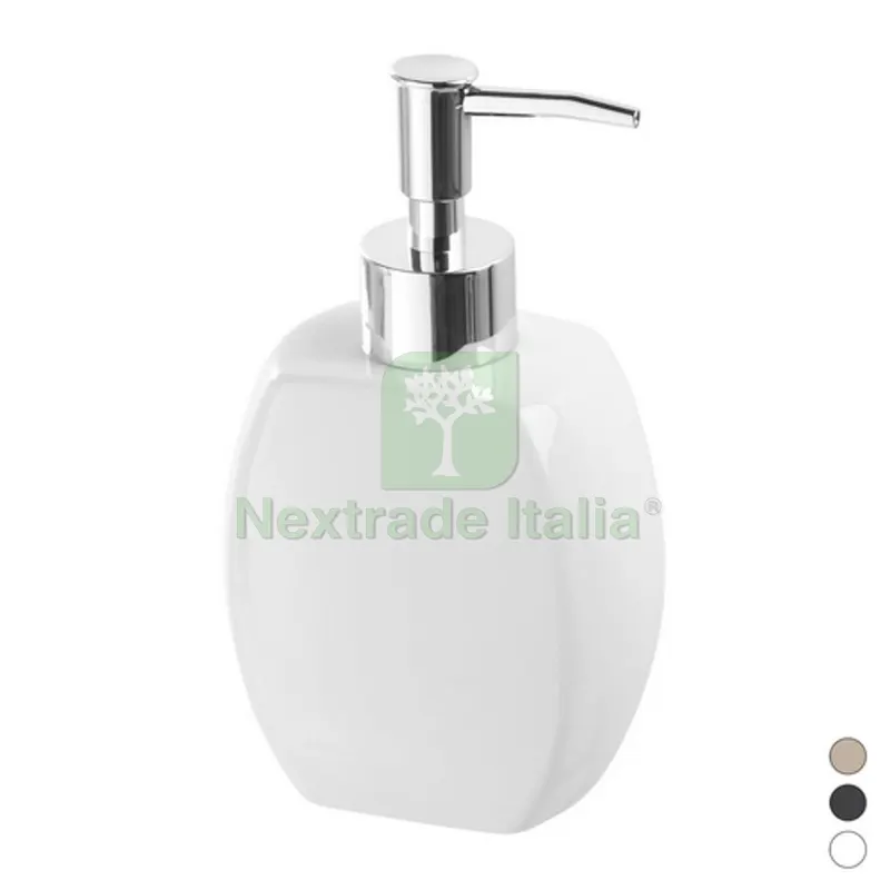 DISPENSER SAPONE LINEA PARIGI Tortora — Accessori bagno — rif. FERX.DIA121-R301-TO DISPENSER SAPONE LINEA PARIGI Tortora — Accessori bagno — rif. FERX.DIA121-R301-TO