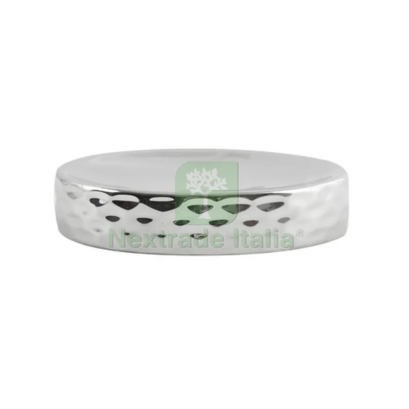 PORTA SAPONE IN CERAMICA PHOENIX Argento — Accessori bagno — rif. FERX.DIA121-SP102-AR PORTA SAPONE IN CERAMICA PHOENIX Argento — Accessori bagno — rif. FERX.DIA121-SP102-AR