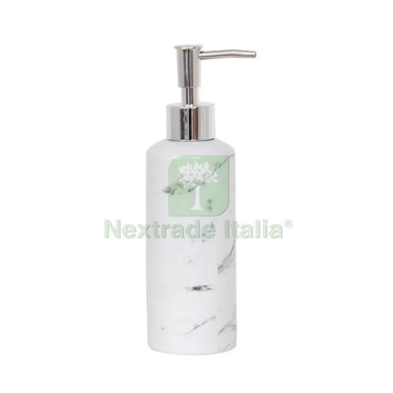 DISPENSER SAPONE IN CERAMICA TOSCANA Bianco — Accessori bagno — rif. FERX.DIA121-ST100-BI DISPENSER SAPONE IN CERAMICA TOSCANA Bianco — Accessori bagno — rif. FERX.DIA121-ST100-BI