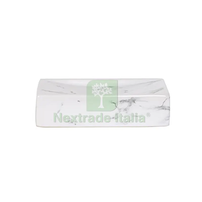 Porta Sapone in Ceramica Toscana Bianco — Accessori bagno — rif. FERX.DIA121-ST102-BI Porta Sapone in Ceramica Toscana Bianco — Accessori bagno — rif. FERX.DIA121-ST102-BI