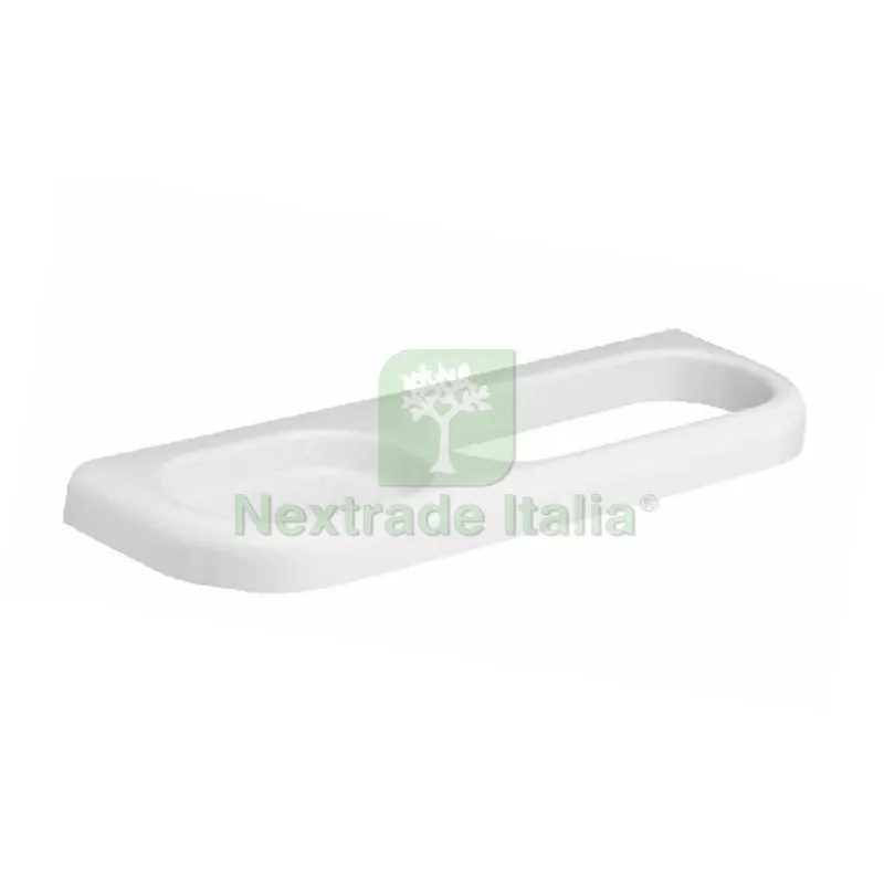 PORTA SAPONE E PORTA SALVIETTA COMBINATO SERIE LINEA Bianco — Accessori bagno — rif. FERX.DIA122-294 PORTA SAPONE E PORTA SALVIETTA COMBINATO SERIE LINEA Bianco — Accessori bagno — rif. FERX.DIA122-294