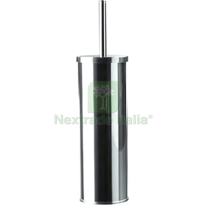 PORTA SCOPINO DA TERRA MODELLO WIND INOX Diam. 10 x h. 38.5 — Accessori bagno — rif. FERX.DIA122-C118-100 PORTA SCOPINO DA TERRA MODELLO WIND INOX Diam. 10 x h. 38.5 — Accessori bagno — rif. FERX.DIA122-C118-100