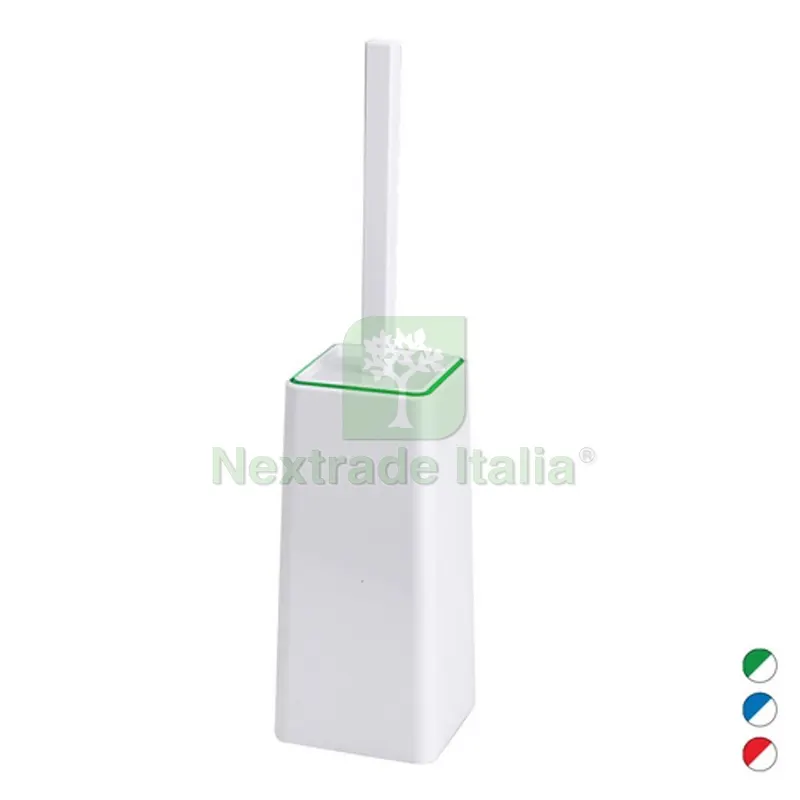 PORTA SCOPINO DA TERRA MODELLO KEOPE METAFORM Bianco/Blu — Accessori bagno — rif. FERX.DIA122-CA27-216 PORTA SCOPINO DA TERRA MODELLO KEOPE METAFORM Bianco/Blu — Accessori bagno — rif. FERX.DIA122-CA27-216