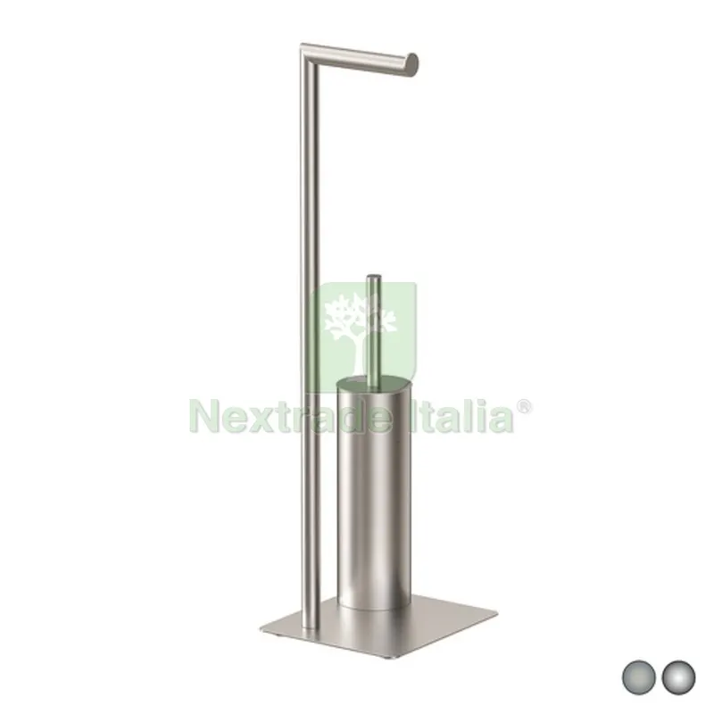 PIANTANA PORTA SCOPINO POSEIDON Cromo cm 20 x h. 64,2 x 18 — Accessori bagno — rif. FERX.DIA122-CA931-100 PIANTANA PORTA SCOPINO POSEIDON Cromo cm 20 x h. 64,2 x 18 — Accessori bagno — rif. FERX.DIA122-CA931-100