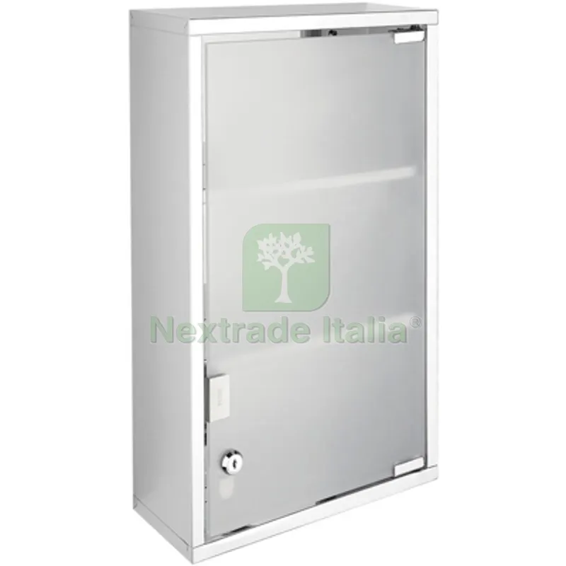 Armadietto Today Inox Cromo Metaform cm 27 x h. 50 x 12 — Casalinghi e organizzazione — rif. FERX.DIA122-CB43-100 Armadietto Today Inox Cromo Metaform cm 27 x h. 50 x 12 — Casalinghi e organizzazione — rif. FERX.DIA122-CB43-100