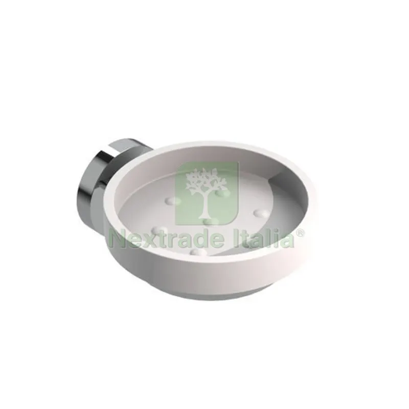 PORTA SAPONE MOD. CLASS Spazzolato cm 10 x h.5 x 11,8 — Accessori bagno — rif. FERX.DIA122-CS64-108 PORTA SAPONE MOD. CLASS Spazzolato cm 10 x h.5 x 11,8 — Accessori bagno — rif. FERX.DIA122-CS64-108