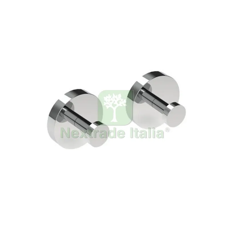 2 PZ APPENDIABITI MOD. CLASS Cromo cm 5 x h.5 x 3,5 — Casalinghi e organizzazione — rif. FERX.DIA122-CS71-100 2 PZ APPENDIABITI MOD. CLASS Cromo cm 5 x h.5 x 3,5 — Casalinghi e organizzazione — rif. FERX.DIA122-CS71-100