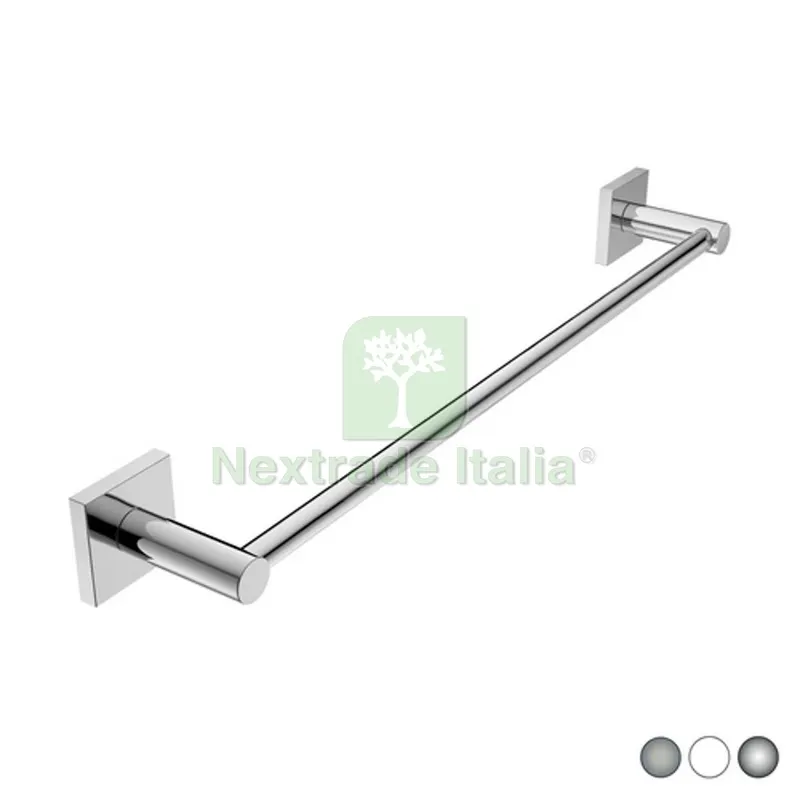 PORTA ASCIUGAMANI MOD. HOTEL MAISON Cromo cm 45 x h.5 x 7,4 — Accessori bagno — rif. FERX.DIA122-HM27-45100