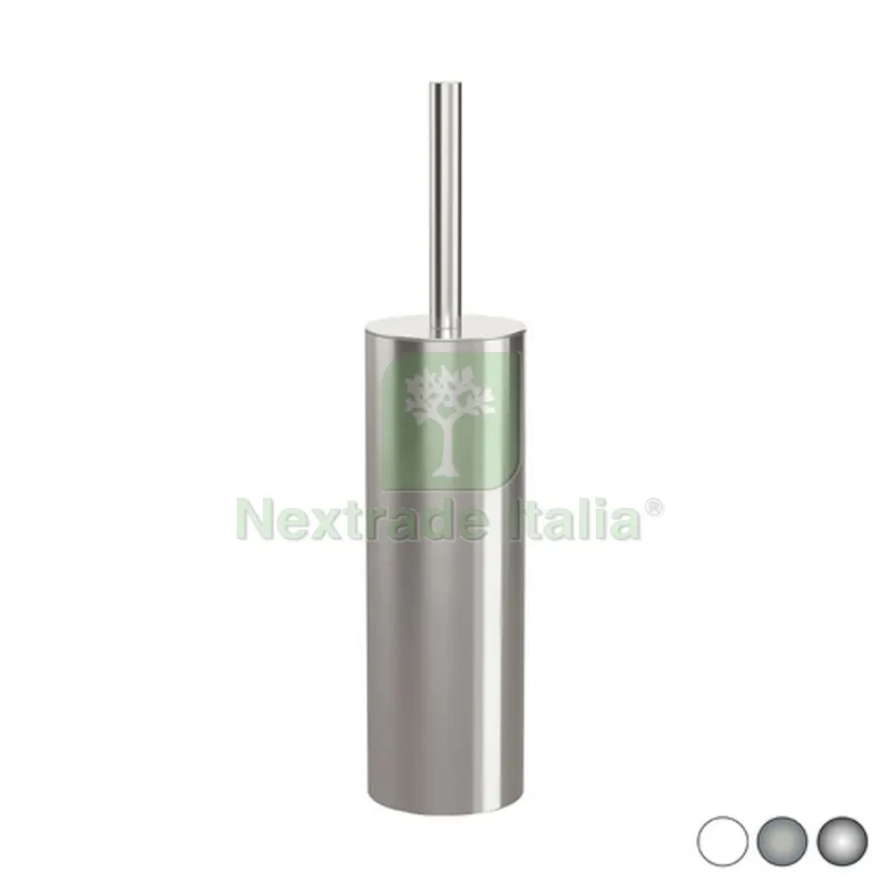 PORTA SCOPINO DA TERRA MOD. HOTEL MAISON Cromo cm 7,6 x h.39,5 x 7,6 — Accessori bagno — rif. FERX.DIA122-HM32-100 PORTA SCOPINO DA TERRA MOD. HOTEL MAISON Cromo cm 7,6 x h.39,5 x 7,6 — Accessori bagno — rif. FERX.DIA122-HM32-100