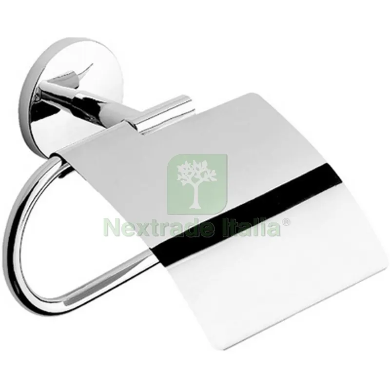 PORTA ROTOLO CARTA CHIUSO MOD. ONE CROMO 16.5xh.15x6 — Accessori bagno — rif. FERX.DIA122-N752-100